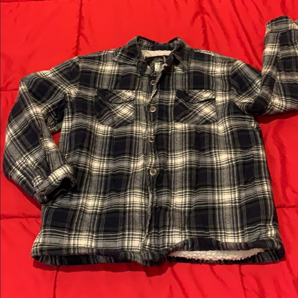 Sherpa Lined Flannel Shirt